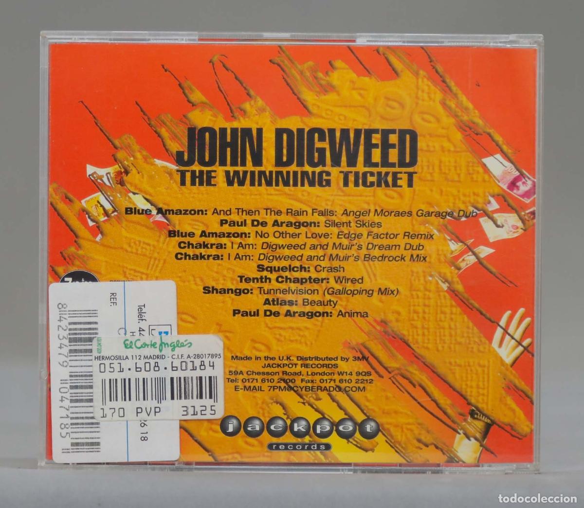 CDs de m&uacute;sica: CD. John Digweed &ndash; The Winning Ticket - Foto 2