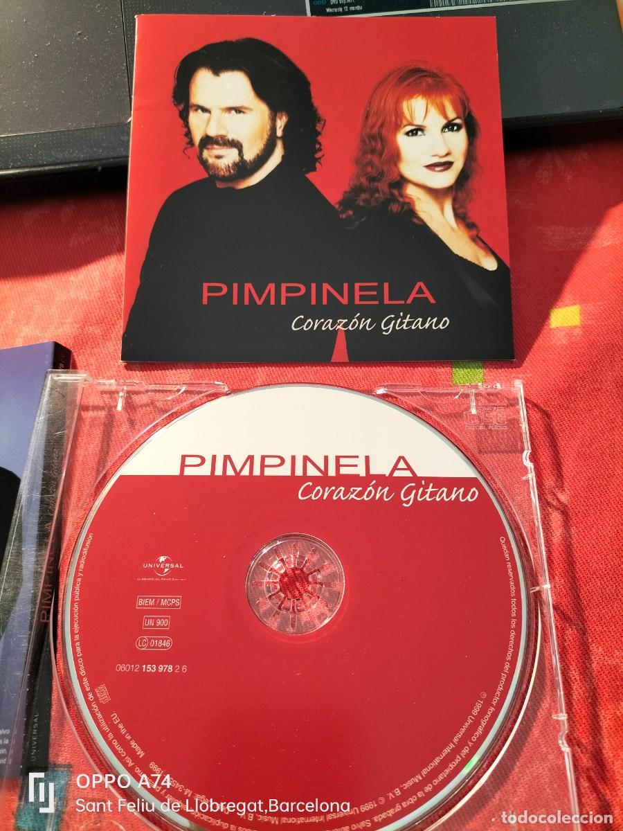 CDs de m&uacute;sica: RAR CD. PIMPINELA. CORAZ&Oacute;N GITANO - Foto 1