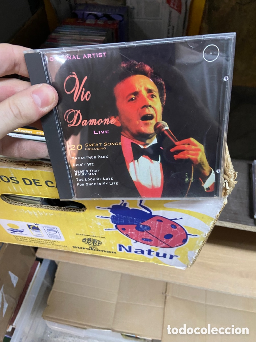 CDs de m&uacute;sica: Cd vic damone, live - Foto 1