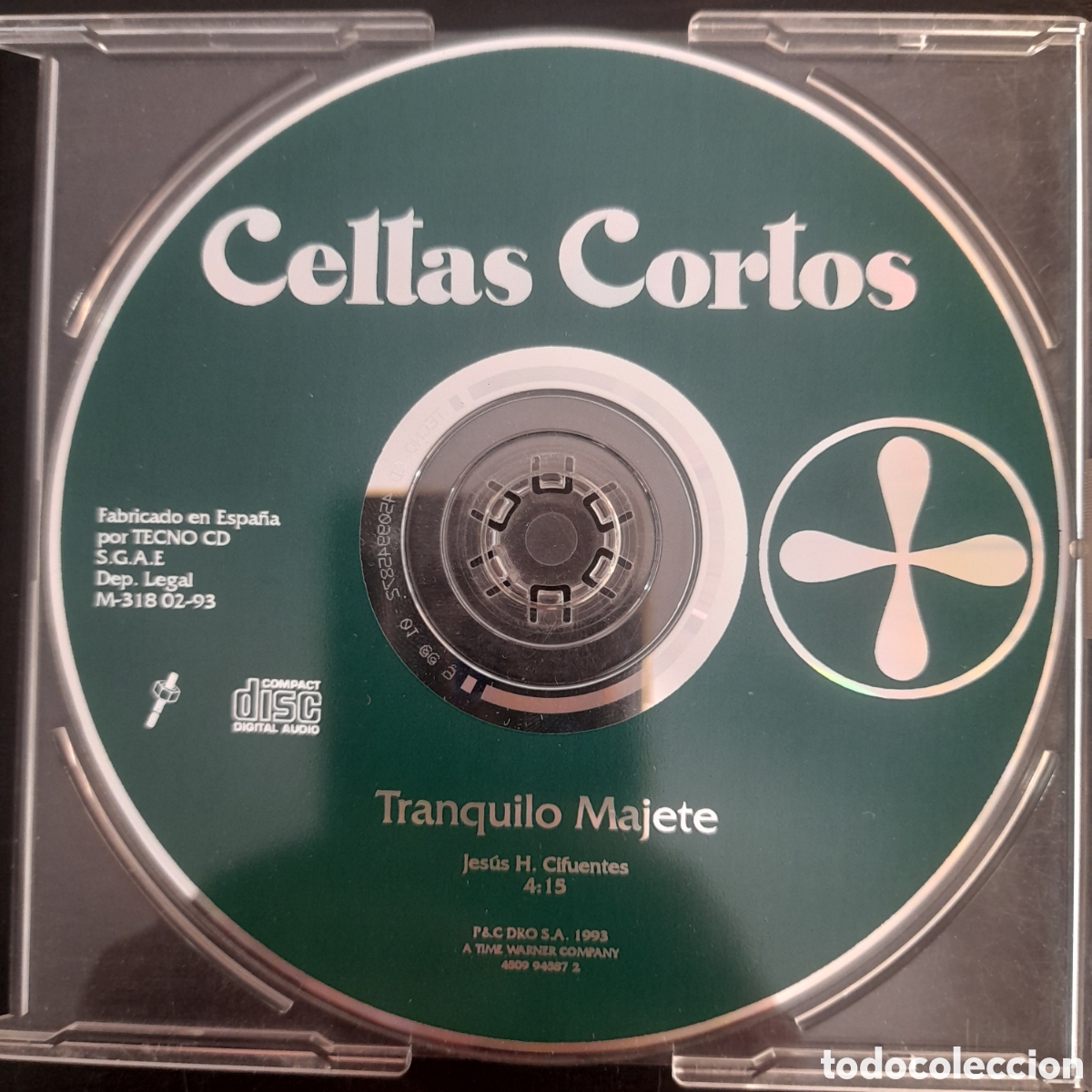 CDs de m&uacute;sica: Celtas Cortos &ndash; Tranquilo Majete. 1993. CD, Single - Foto 3