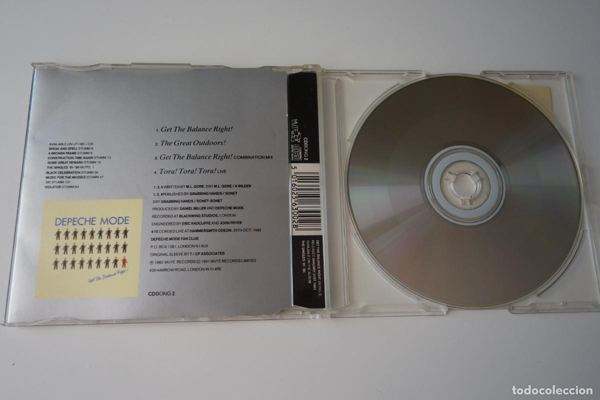 CDs de m&uacute;sica: DEPECHE MODE: Get The Balance Right. CD SINGLE. 4 TEMAS - Foto 2