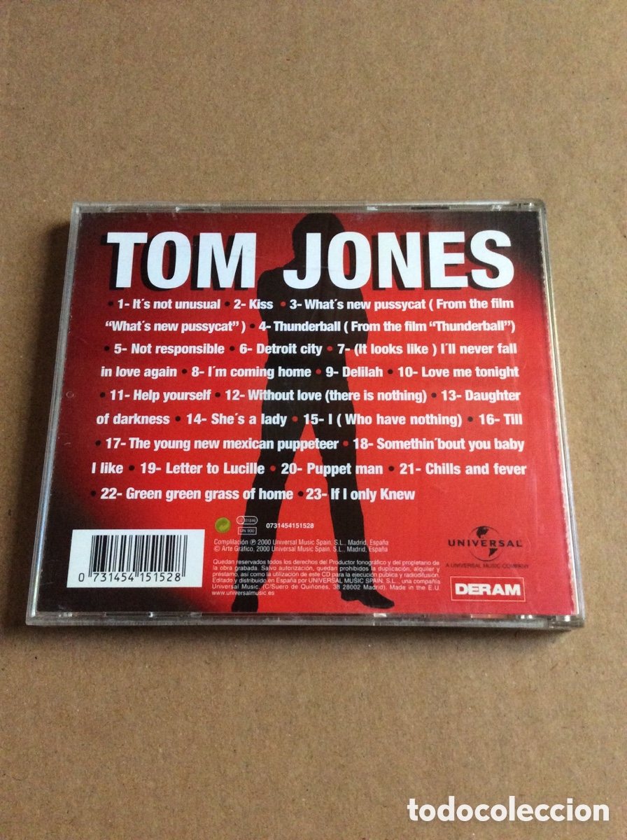 CDs de m&uacute;sica: Tom Jones Gold Greatest Hits CD - Foto 2