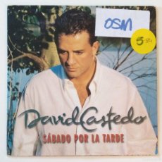CDs de Música: DAVID CASTEDO – SÁBADO POR LA TARDE | SINGLE PROMO EN CARTÓN | CARTAS AL AMOR | 1998