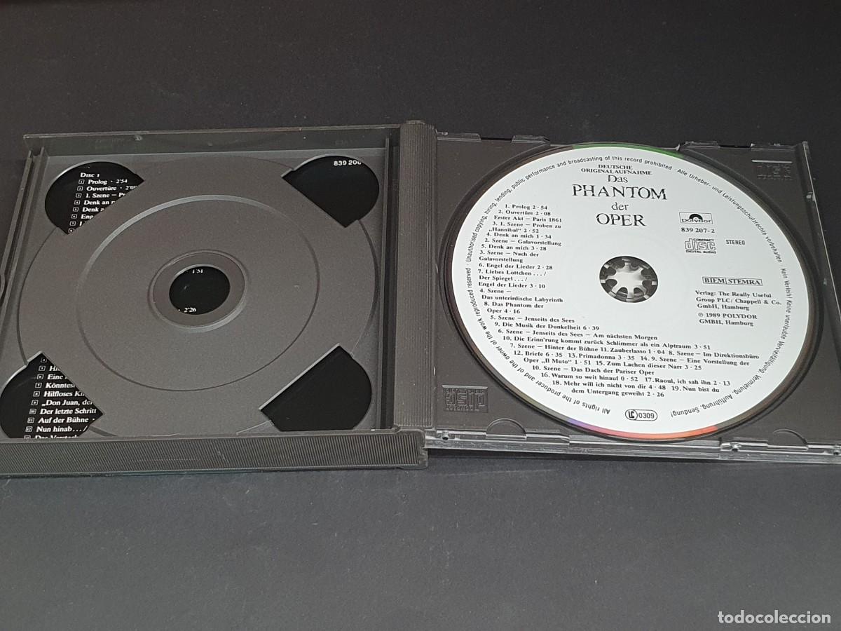 CDs de m&uacute;sica: 2CD DAS PHANTOM DER OPER - DEUTSCHE ORIGINALAUFNAHME - Foto 3