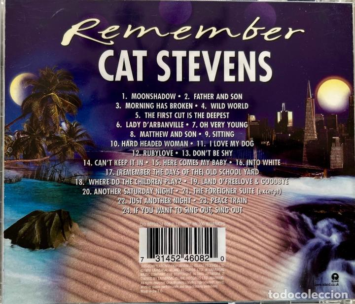 CDs de m&uacute;sica: CAT STEVENS. REMEMBER. THE ULTIMATE COLLECTION. CD MADE IN EU - Foto 2