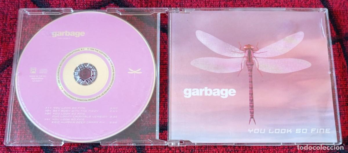 CDs de m&uacute;sica: GARBAGE ** You Look So Fine ** CD SINGLE ORIGINAL 1999 - Foto 1