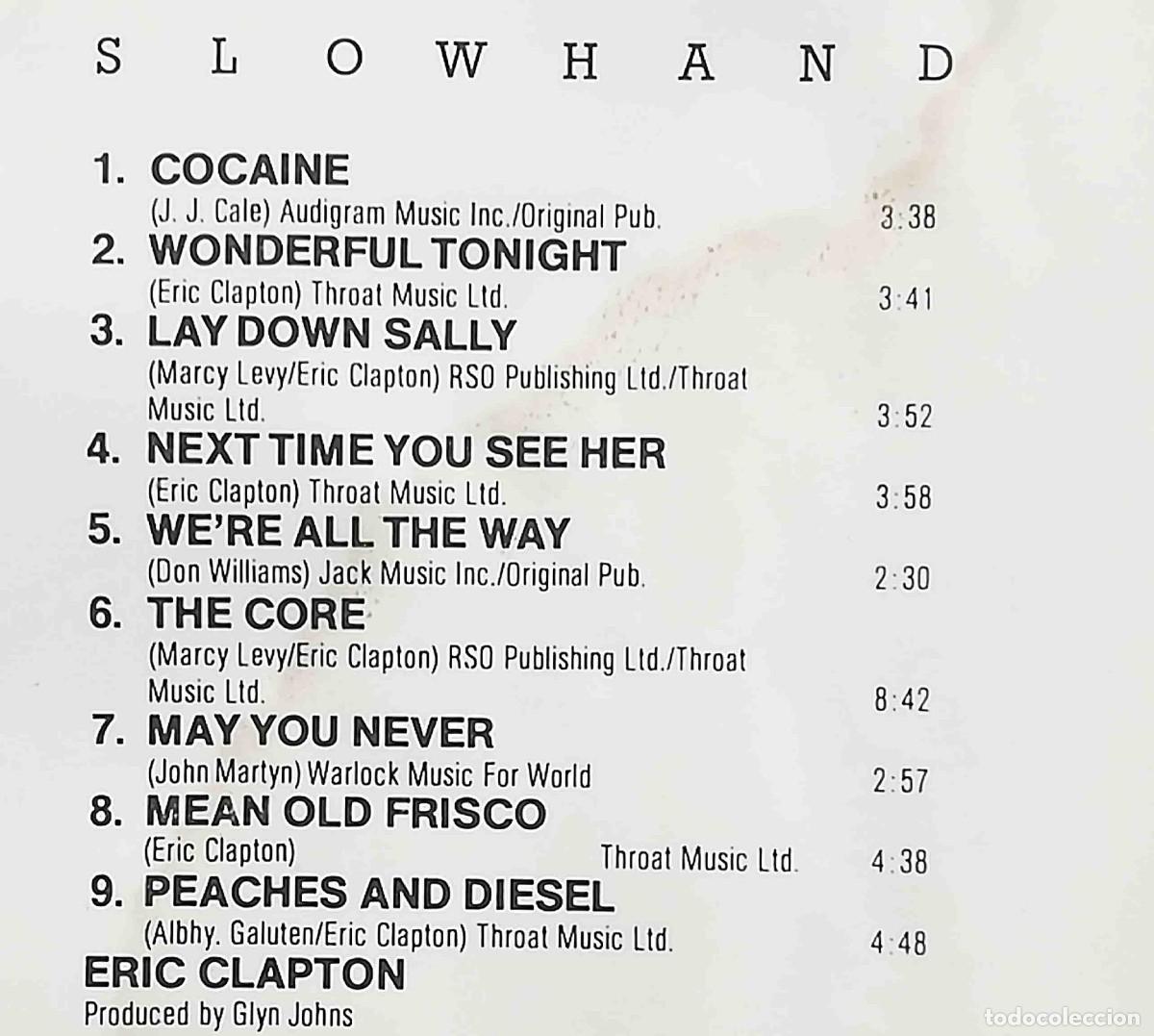 CDs de m&uacute;sica: CD Eric Clapton: Slowhand. - Foto 5