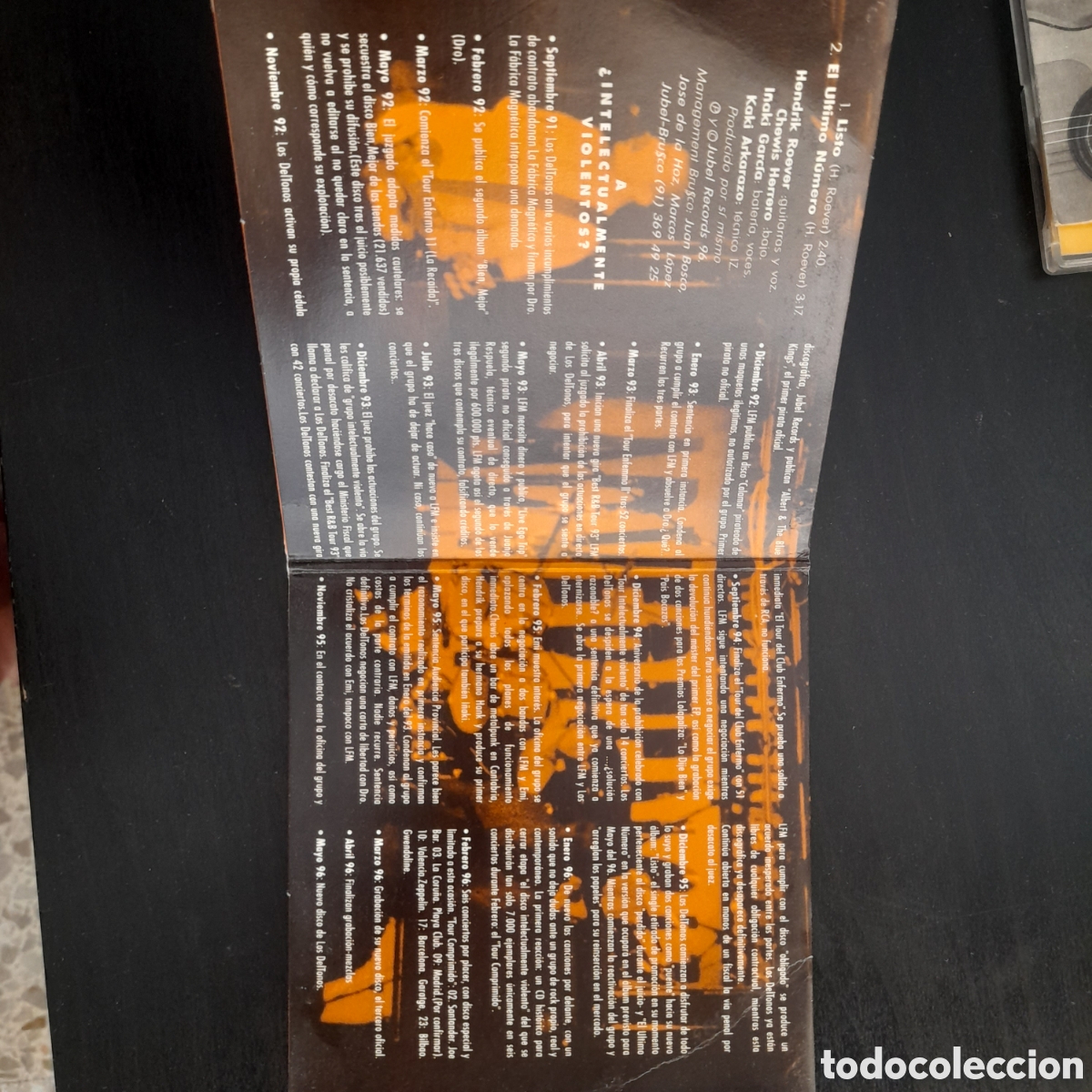 CDs de m&uacute;sica: Los Del Tonos &ndash; Listo / El &Uacute;ltimo N&uacute;mero. CD, Single - Foto 2