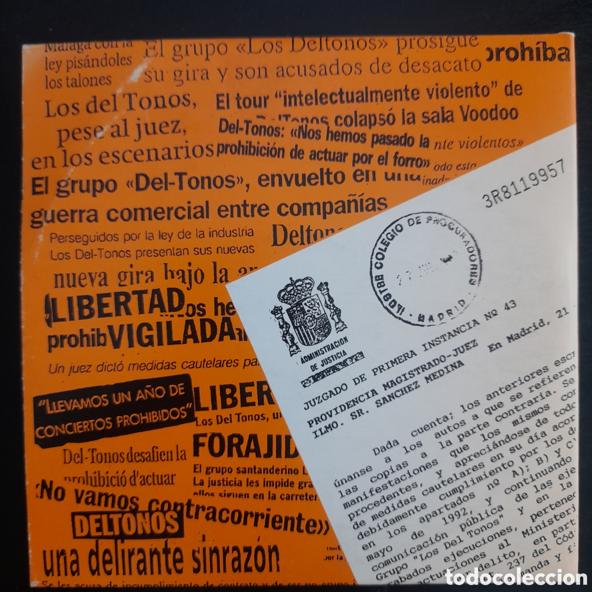 CDs de m&uacute;sica: Los Del Tonos &ndash; Listo / El &Uacute;ltimo N&uacute;mero. CD, Single - Foto 3