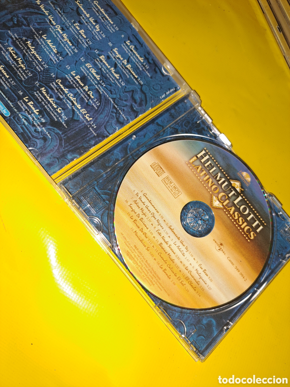 CDs de m&uacute;sica: CD HELMUT LOTTI, LATINO CLASSICS. 2000 - Foto 2
