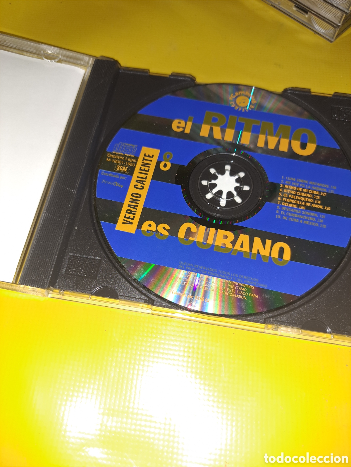 CDs de m&uacute;sica: CD VERANO CALIENTE, EL RITMO ES CUBANO. 1993 - Foto 2