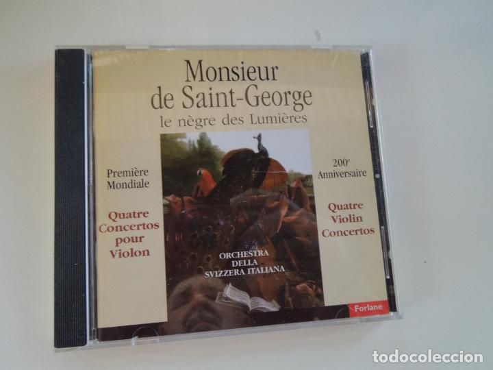 CDs de Musique: MONSIEUR DE SAINT-GEROGE - LE NEGRE DES LUMIERES 4 CONCERTOS POUR VIOLON - CD