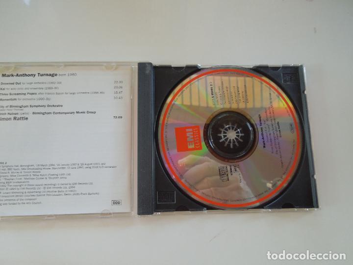 CDs de m&uacute;sica: MARK -ANTHONY TURNAGE -DROWNED OUT - SIMON RATTLE - CD +LIBRETO - Foto 2