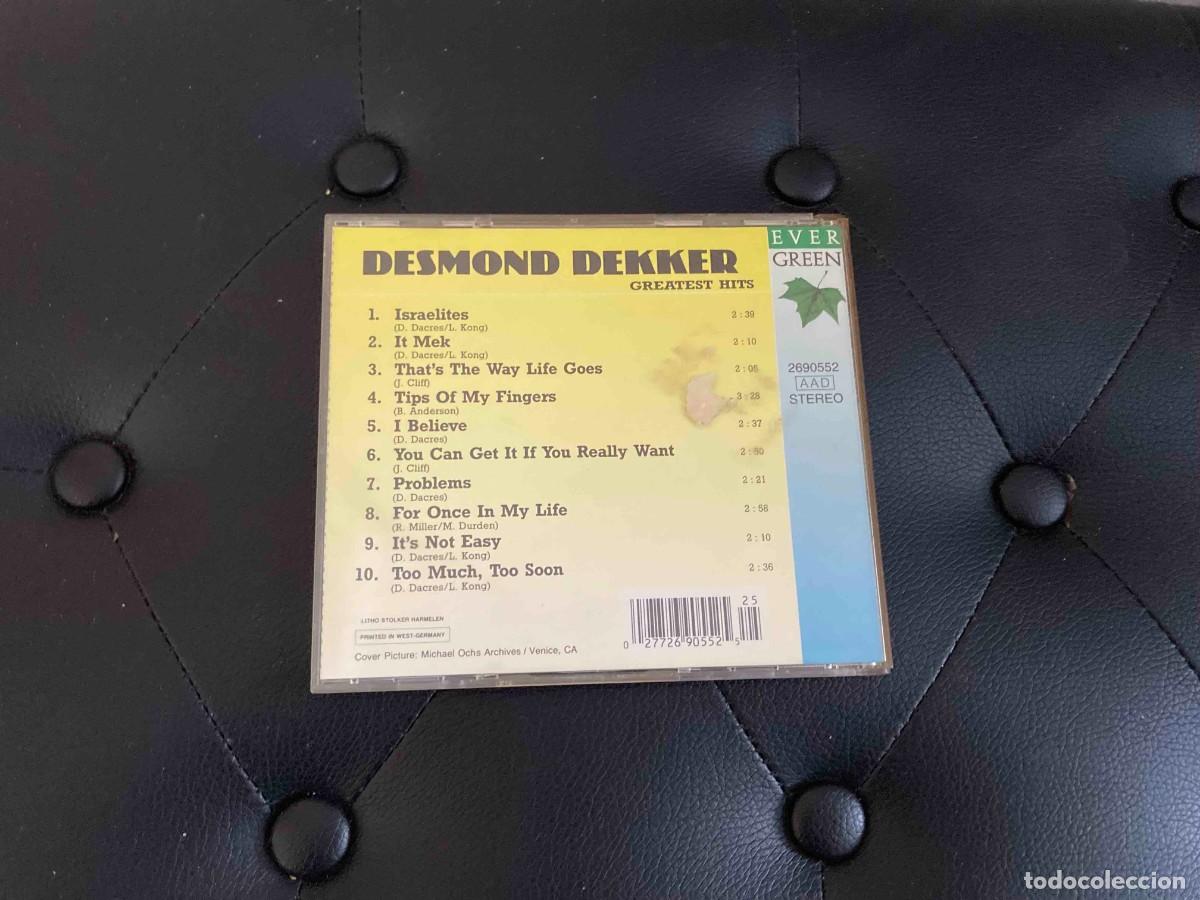 CDs de m&uacute;sica: CD. Desmon Dekker. Greatest hits - Foto 2