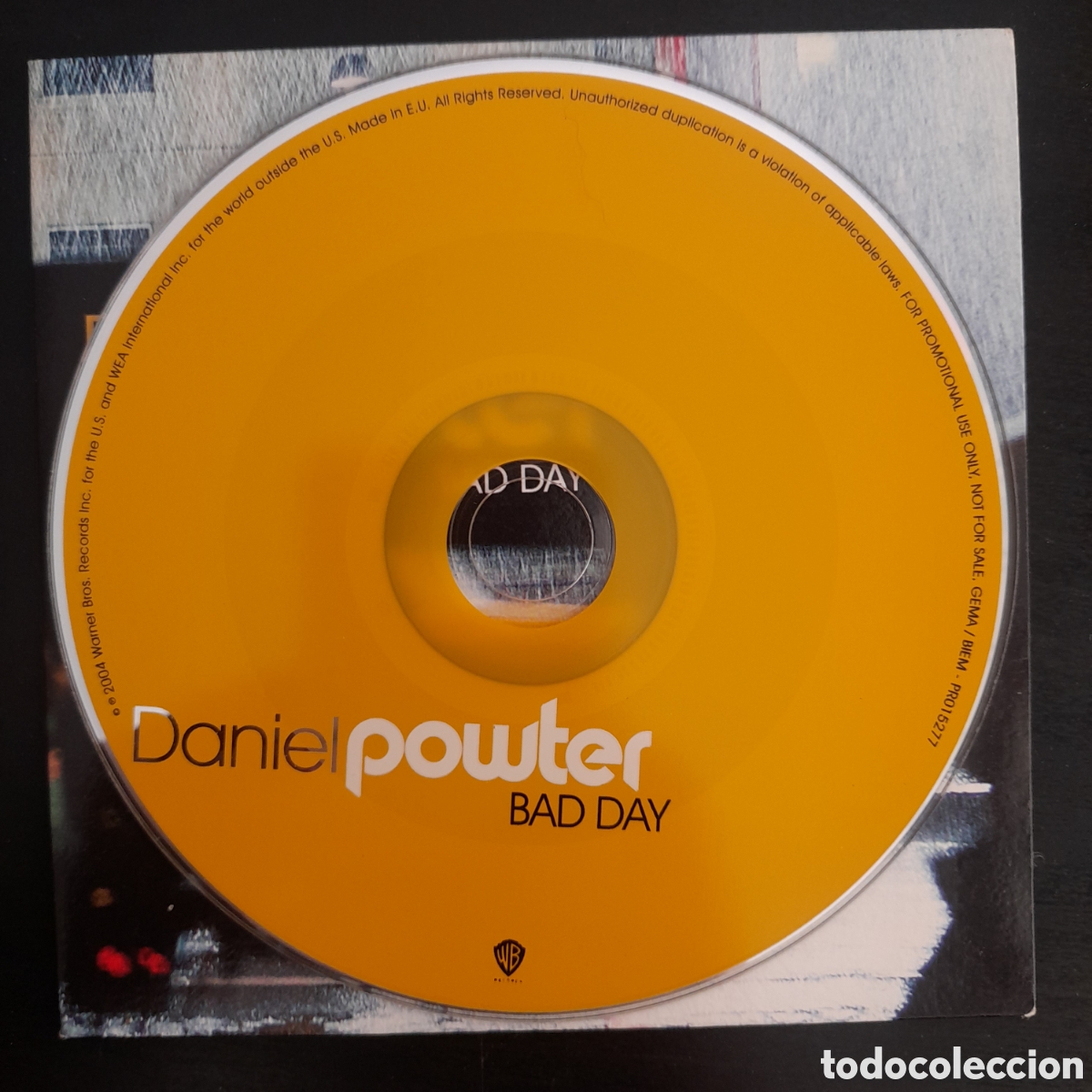 CDs de m&uacute;sica: Daniel Powter &ndash; Bad Day. CD, Single, Promo - Foto 3