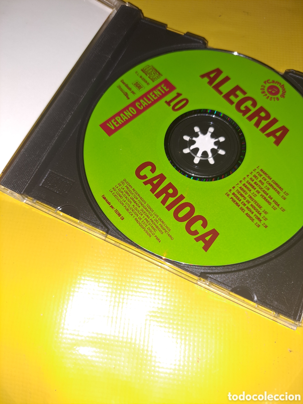 CDs de m&uacute;sica: CD VERANO CALIENTE, ALEGR&Iacute;A CARIOCA - Foto 2