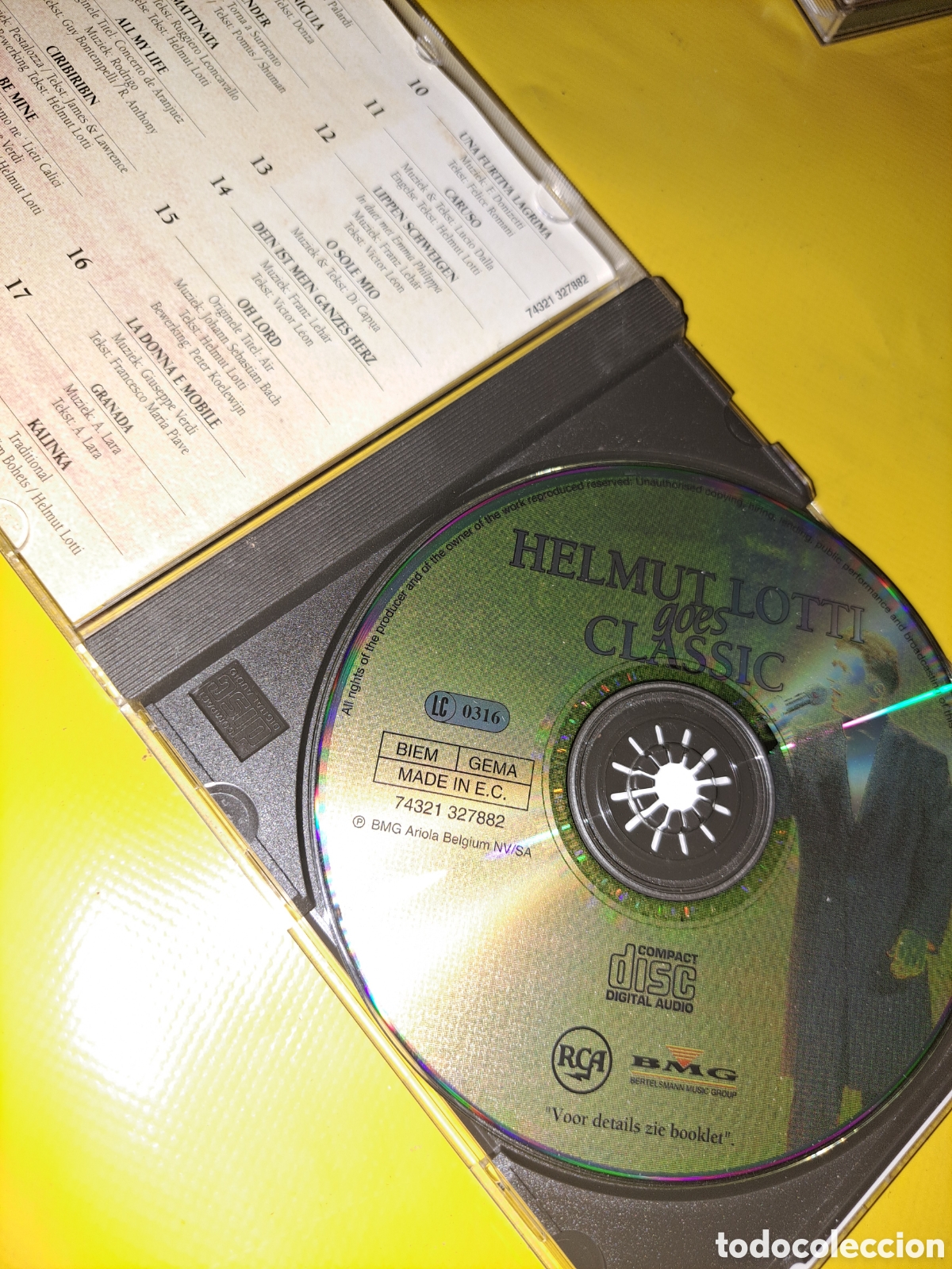 CDs de m&uacute;sica: CD HELMUT LOTTI, GOES CLASSIC - Foto 2