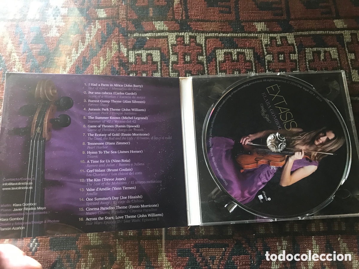 CDs de m&uacute;sica: &Eacute;xtasis. Klara Gombic - Foto 4