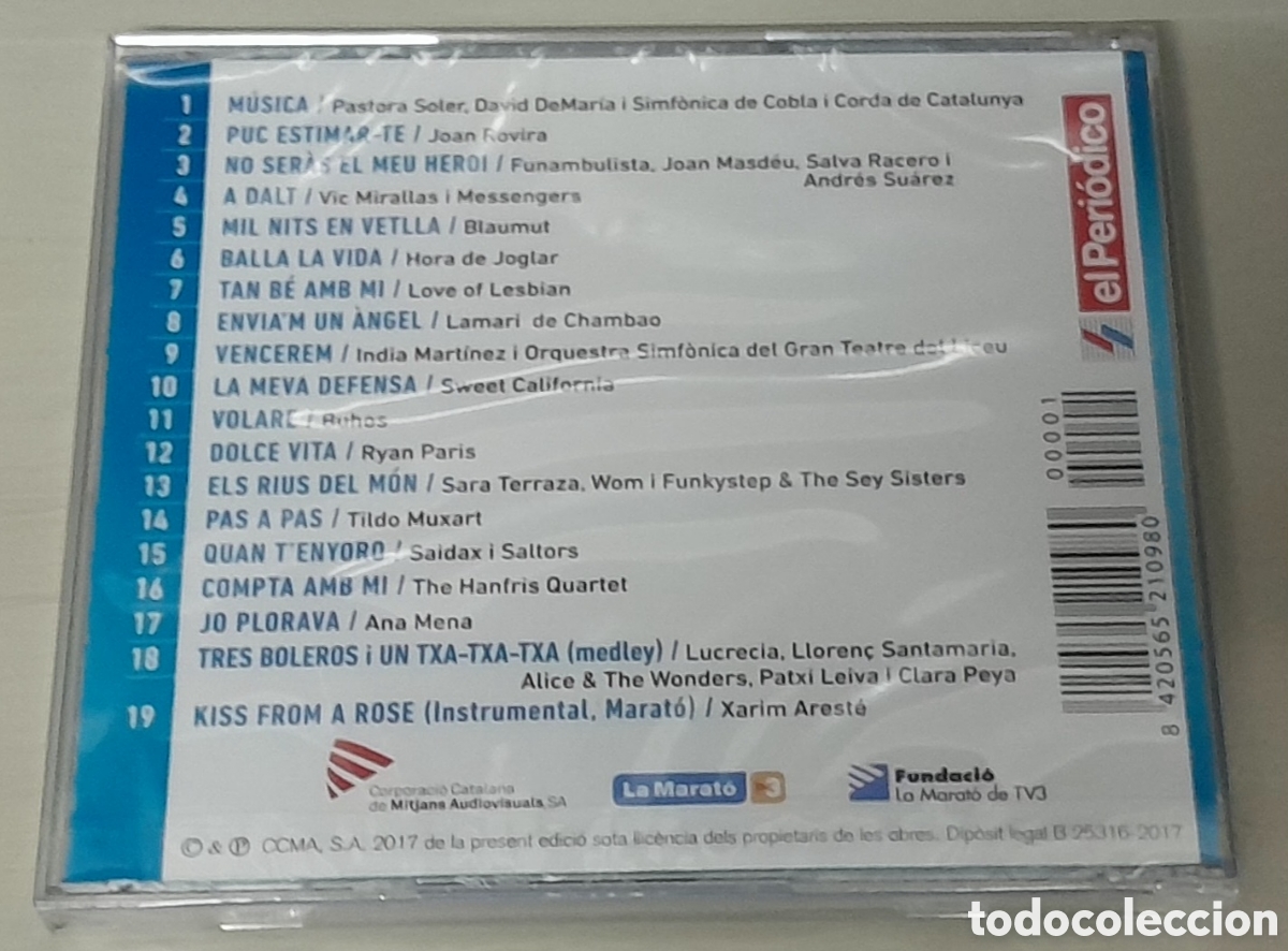 CDs de m&uacute;sica: EL DISC DE LA MARATO 17 - PRECINTADO - Foto 2