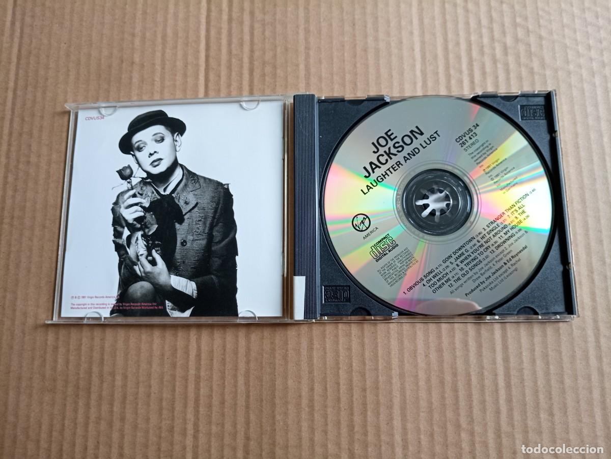 CDs de m&uacute;sica: JOE JACKSON - LAUGHTER LUST CD 1991 - Foto 2