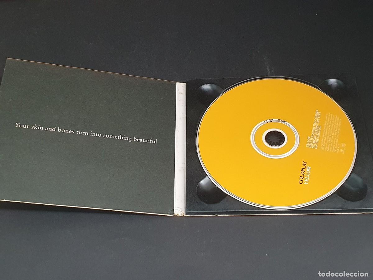 CDs de m&uacute;sica: CD CARTON - COLDPLAY - YELLOW - 2000 - Foto 2
