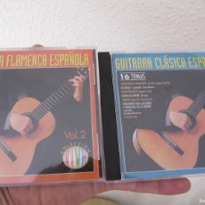 CDs de Música: COLECCION VIVA VOL 1 Y 2 GUITARRA CLASICA Y FLAMENCA ESPAÑOLA..PACO DE LUCIA..SABICAS..