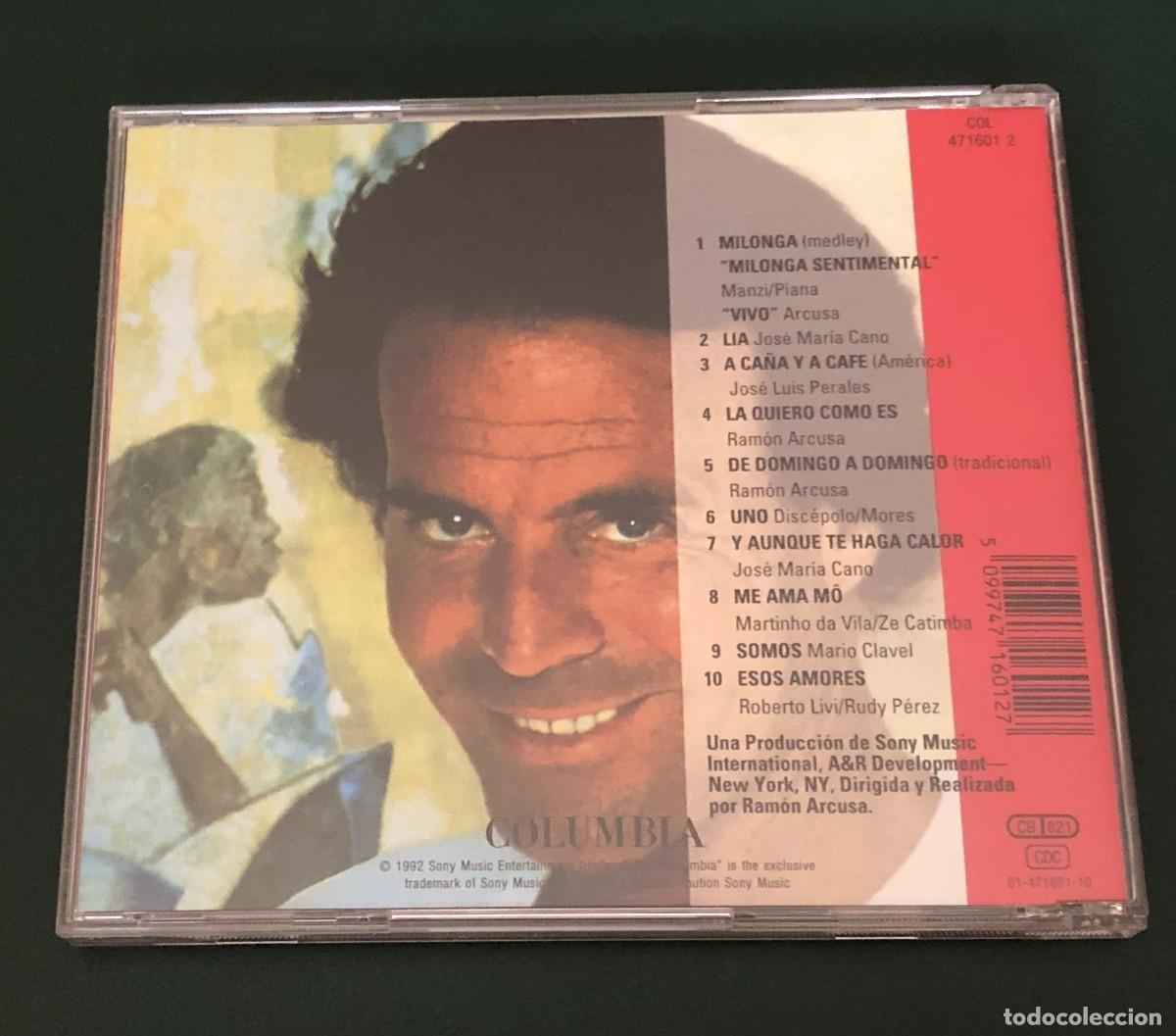 CDs de m&uacute;sica: JULIO IGLESIAS. CALOR CD. 1992. - Foto 2