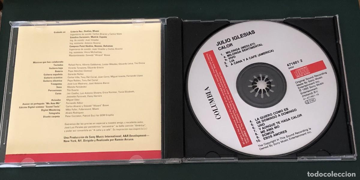 CDs de m&uacute;sica: JULIO IGLESIAS. CALOR CD. 1992. - Foto 3
