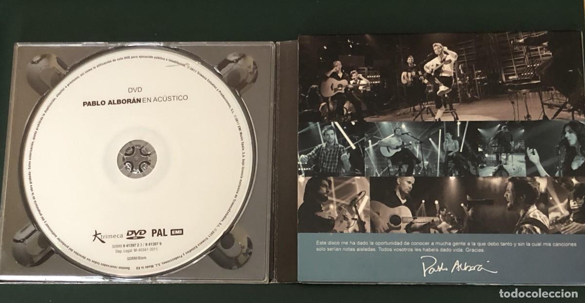 CDs de m&uacute;sica: PABLO ALBORAN. EN ACUSTICO. CD + DVD. 2011 - Foto 3