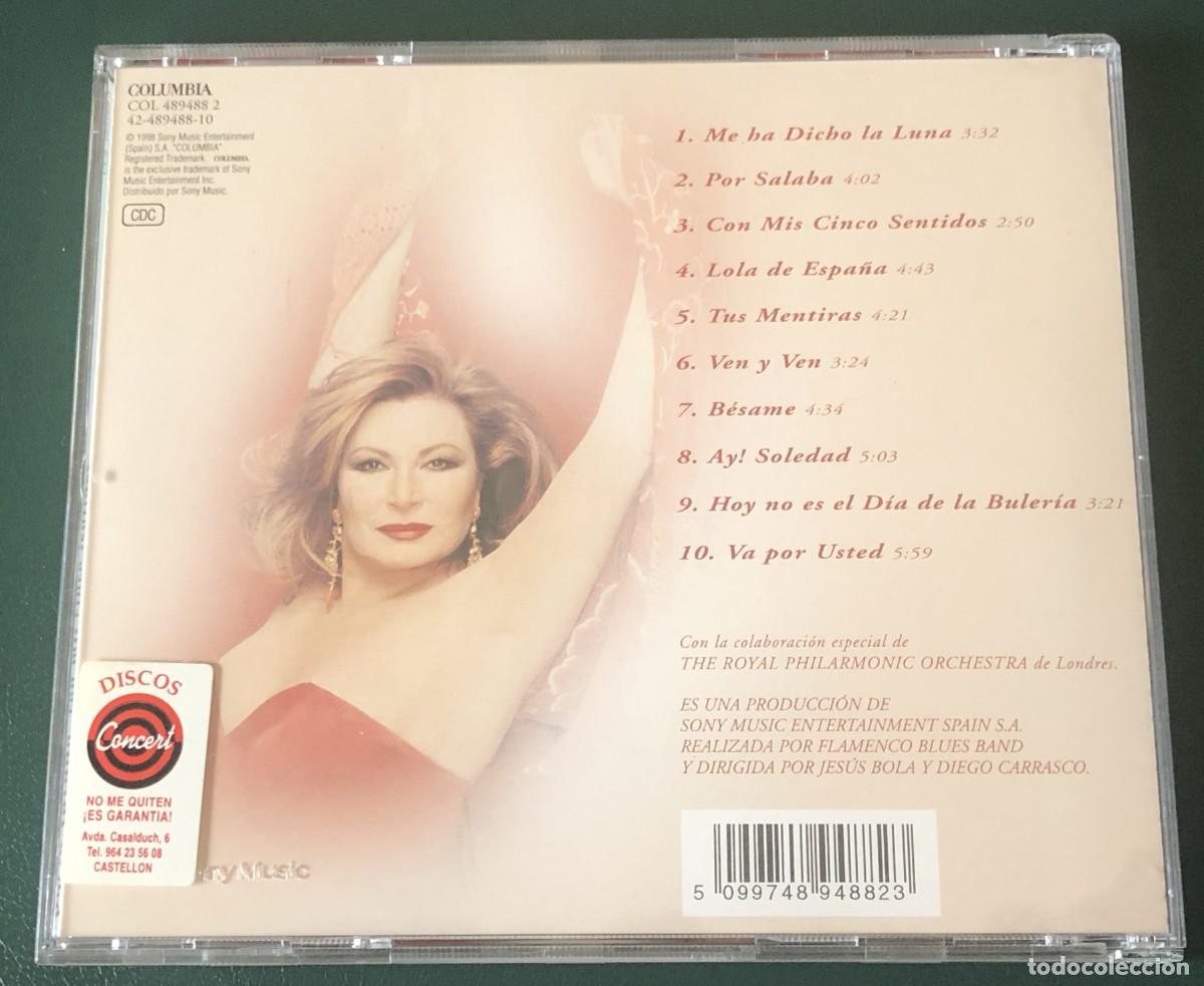 CDs de m&uacute;sica: ROCIO JURADO. CON MIS CINCO SENTIDOS. CD. 1998 - Foto 2