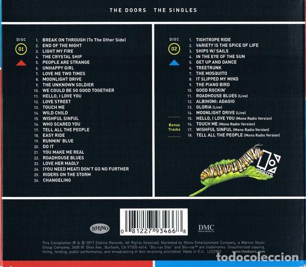 CDs de m&uacute;sica: The Doors &ndash; The Singles - 2 x CD - Digipack - Foto 2