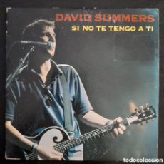 CDs de Música: DAVID SUMMERS – SI NO TE TENGO A TI. CD, SINGLE, PROMO