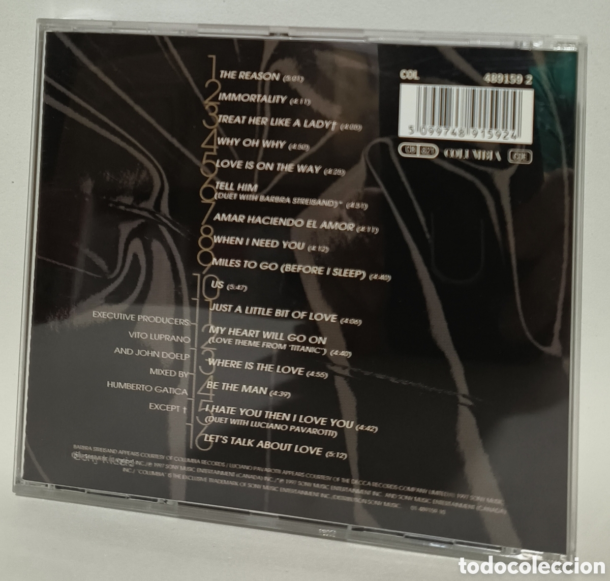CDs de m&uacute;sica: Celine Dion - Lets talk about love - Foto 2