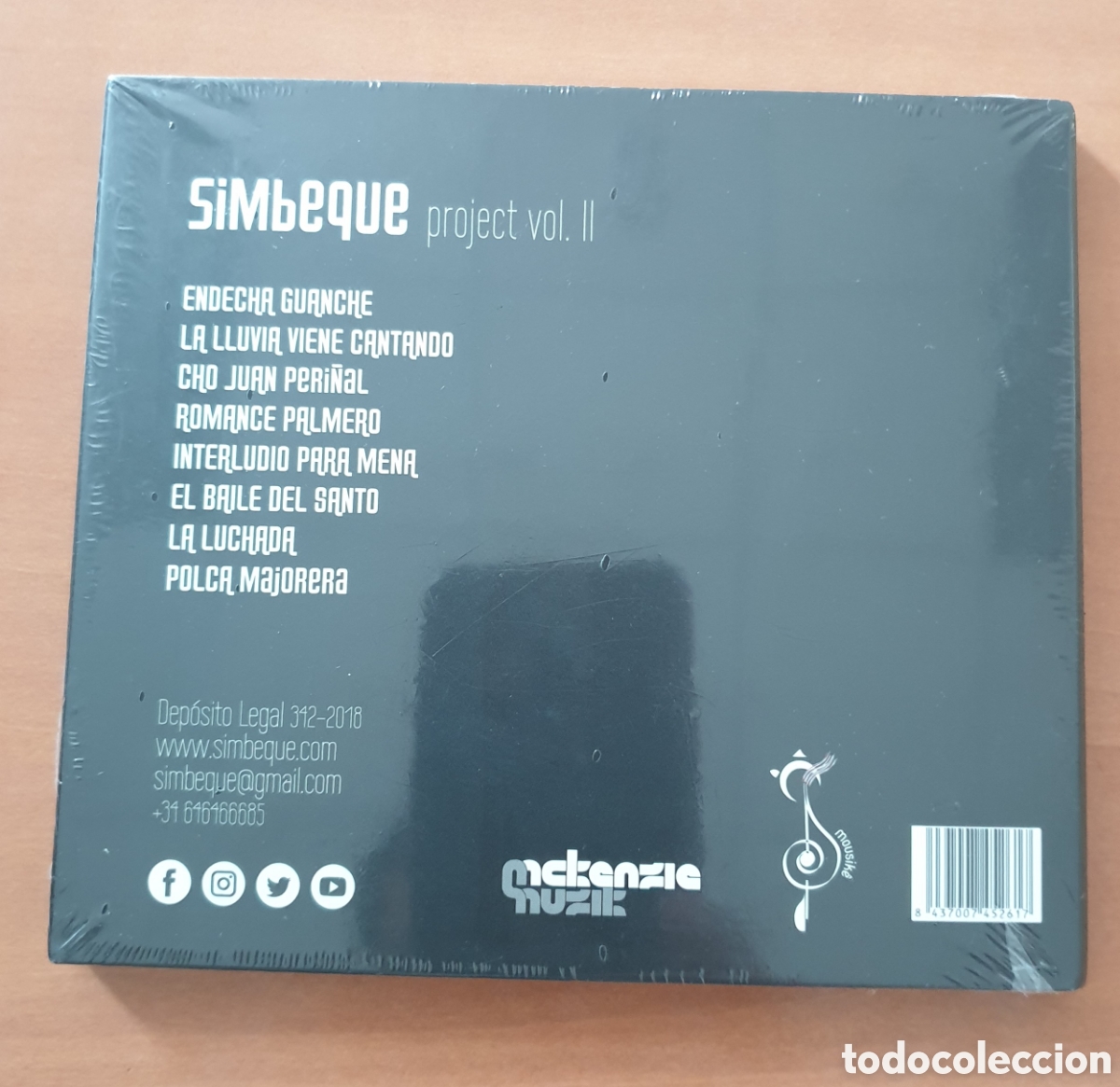 CDs de m&uacute;sica: Simbeque&nbsp;&ndash;&nbsp;Simbeque Project Vol.II. SIN ABRIR - Foto 2