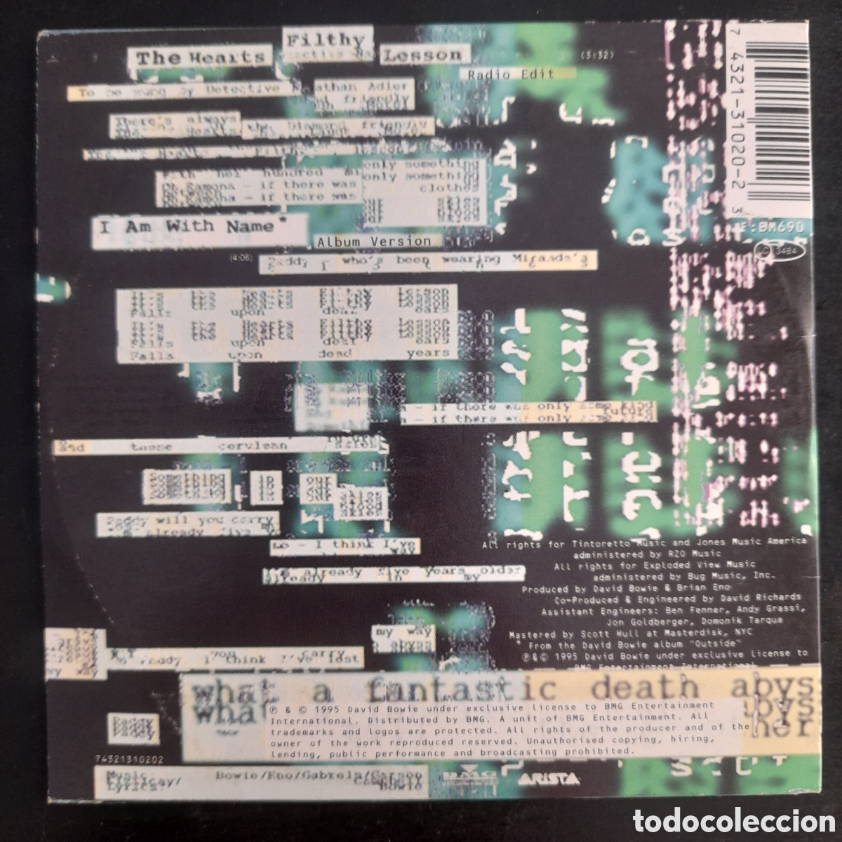 CDs de m&uacute;sica: David Bowie &ndash; The Hearts Filthy Lesson. CD, Single - Foto 2