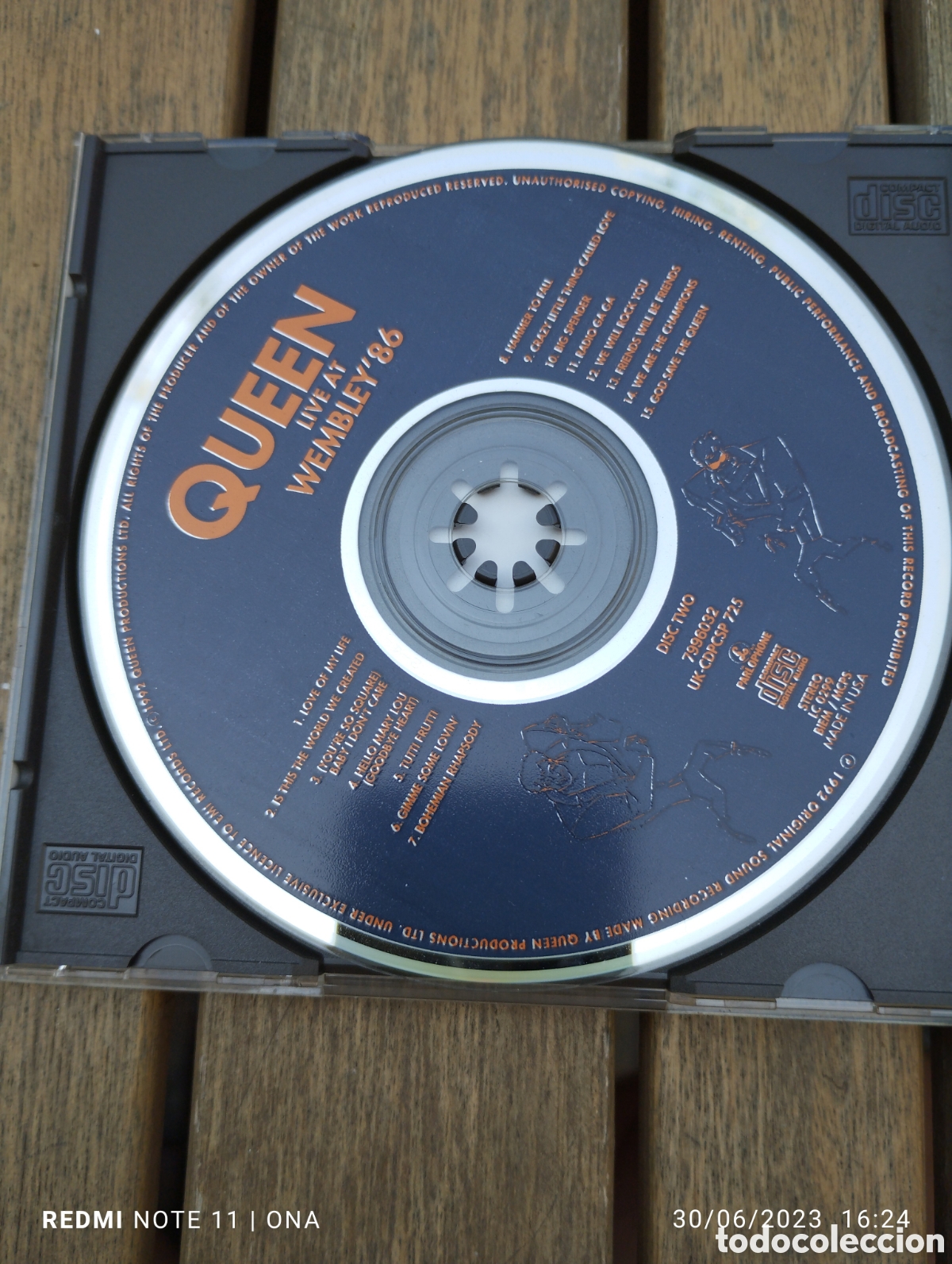 CDs de m&uacute;sica: Doble CD de Queen live at Wembley 86 - Foto 1