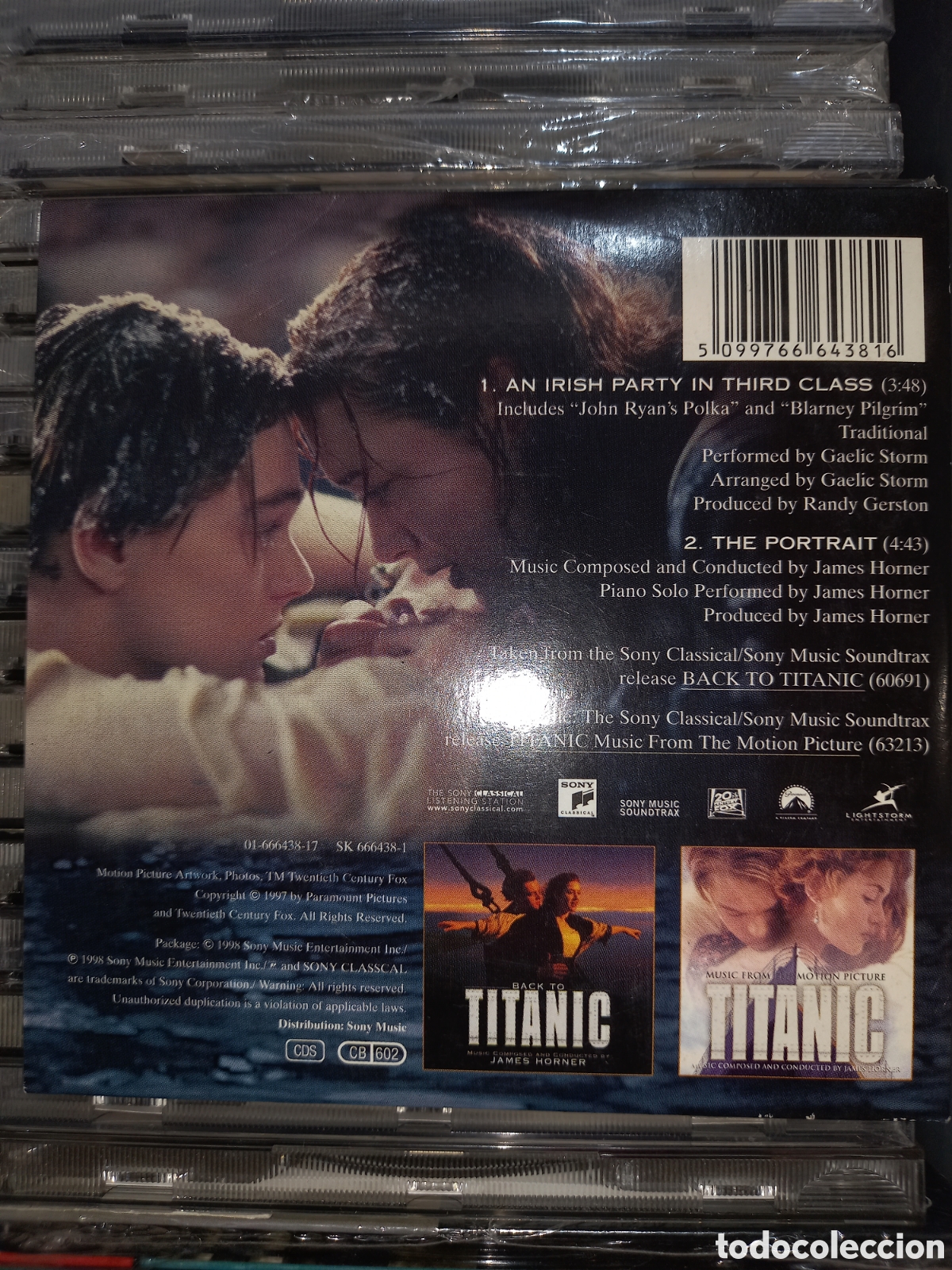 CDs de m&uacute;sica: Titanic - An Irish Party In Third Class CD single - Foto 2