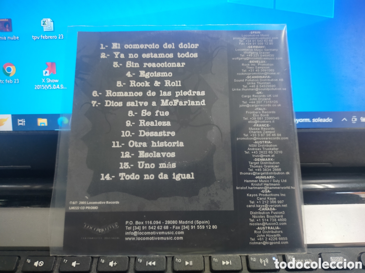 CDs de m&uacute;sica: Reincidentes CD promocional el comercio del dolor 2005 - Foto 2