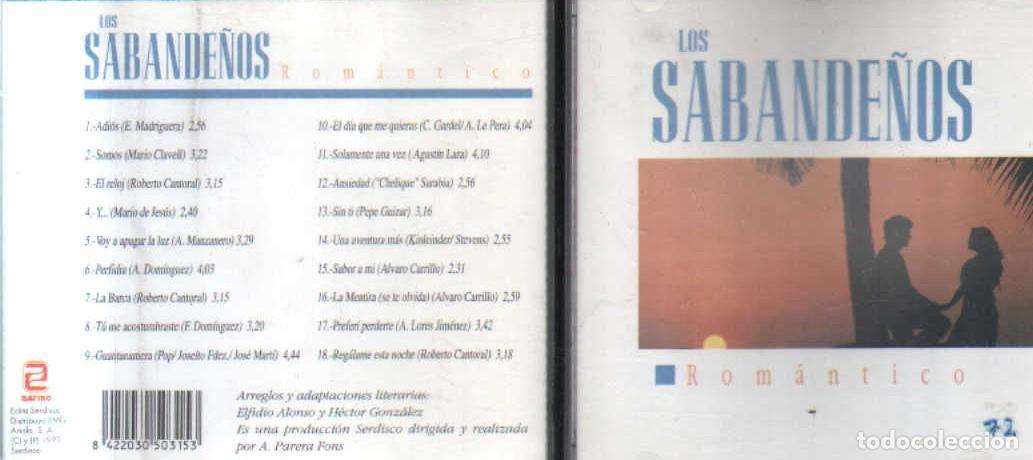 CDs de m&uacute;sica: LOS SABANDE&Ntilde;OS. ROMANTICOS. CD-GRUPEXT-728 - Foto 1