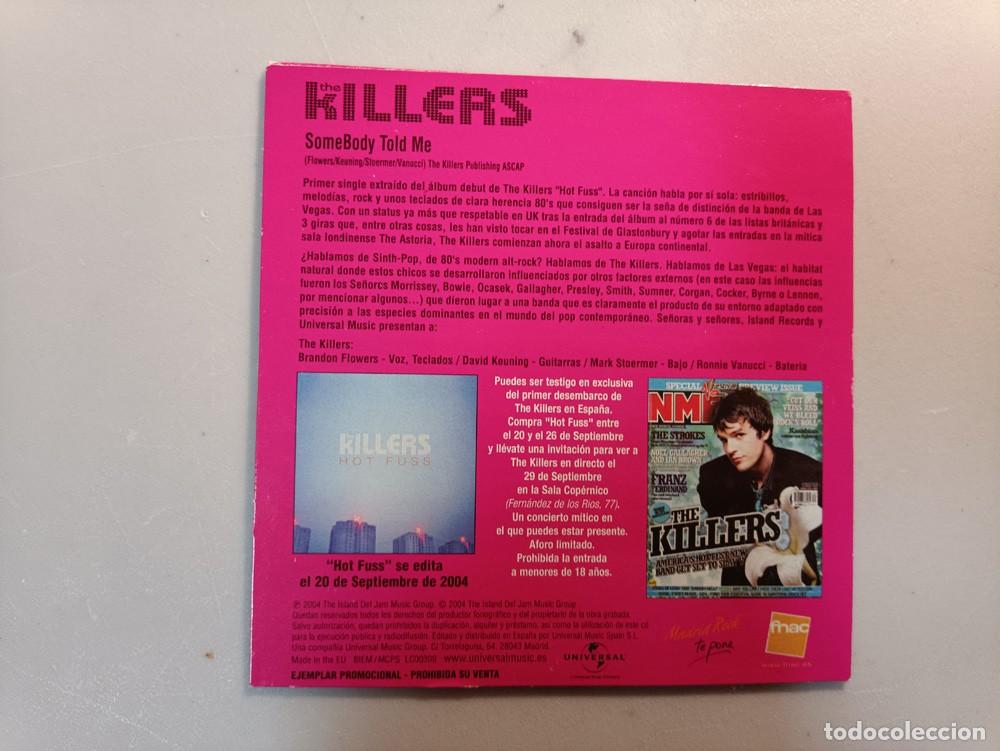 CDs de m&uacute;sica: CD MAXI THE KILLERS - SOMEBODY TOLD ME - Foto 2