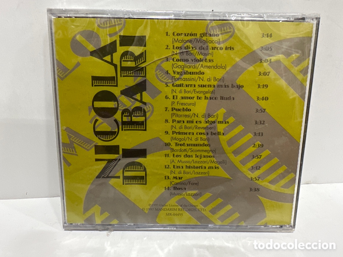 CDs de m&uacute;sica: Nicola Di Bari - Los M&aacute;gicos 60 (CD, Comp) *Precintado* - Foto 2