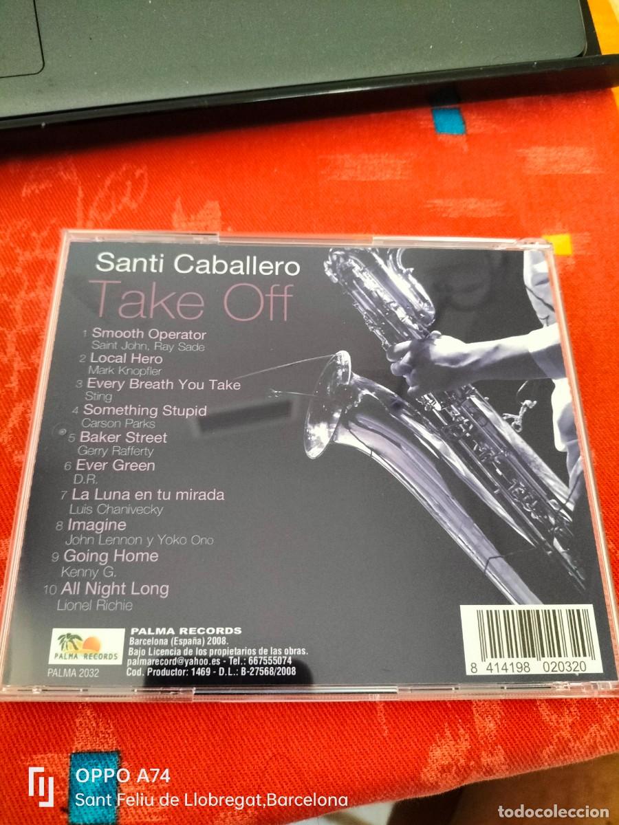 CDs de m&uacute;sica: RAR CD. SANTI CABALLERO. TAKE OFF - Foto 2