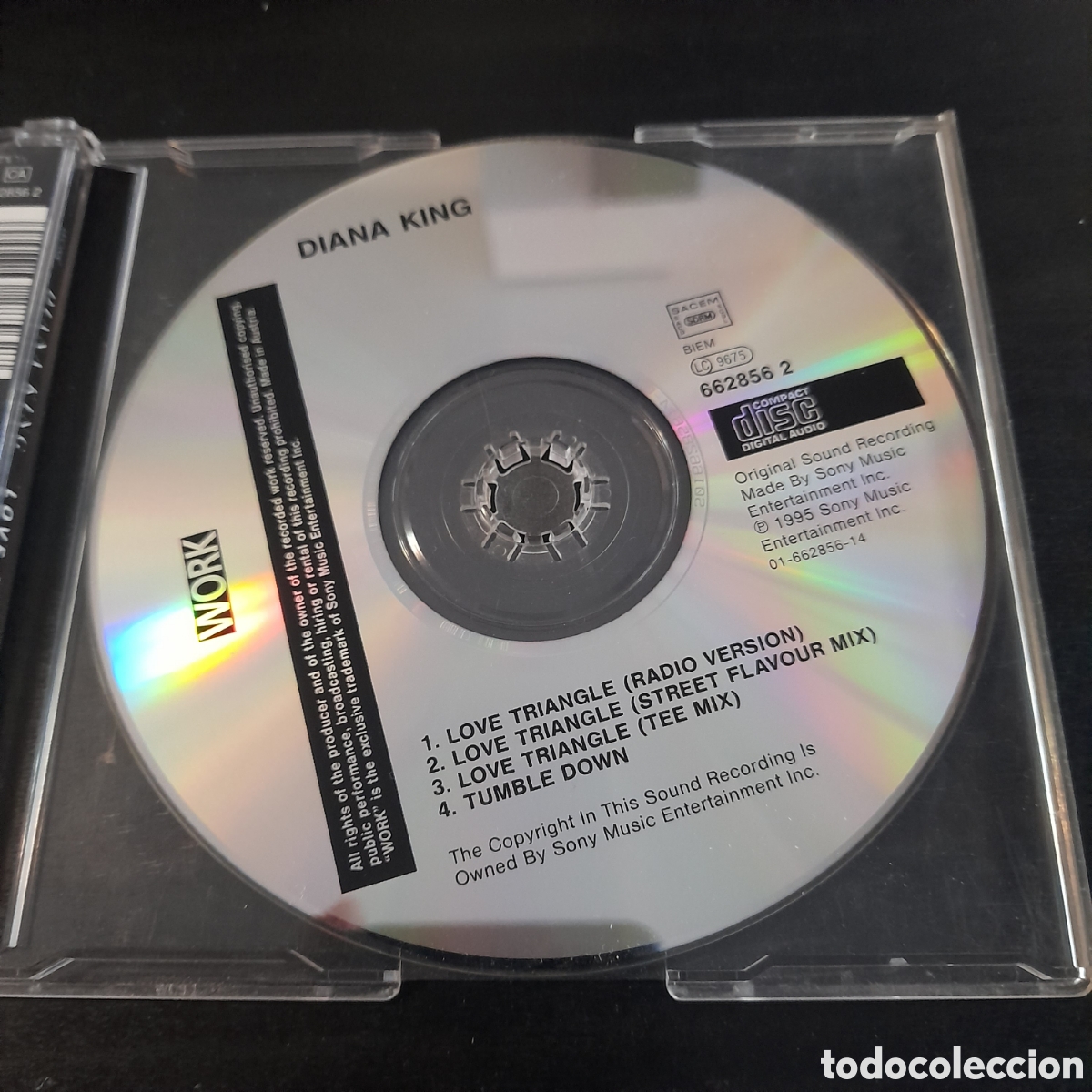 CDs de m&uacute;sica: Diana King &ndash; Love Triangle. CD, Single, 1995, UK - Foto 2