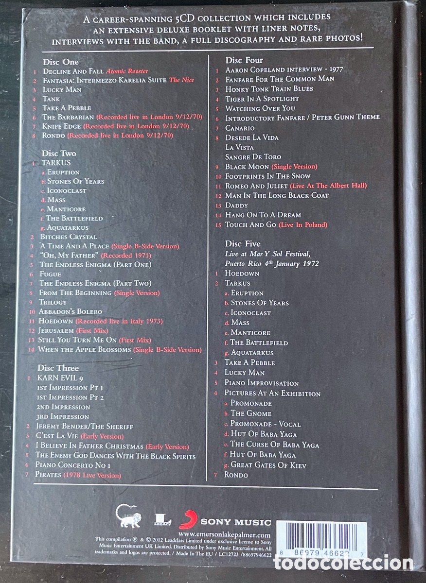 CDs de m&uacute;sica: Emerson Lake & Palmer From the Beginning como nuevo - Foto 2