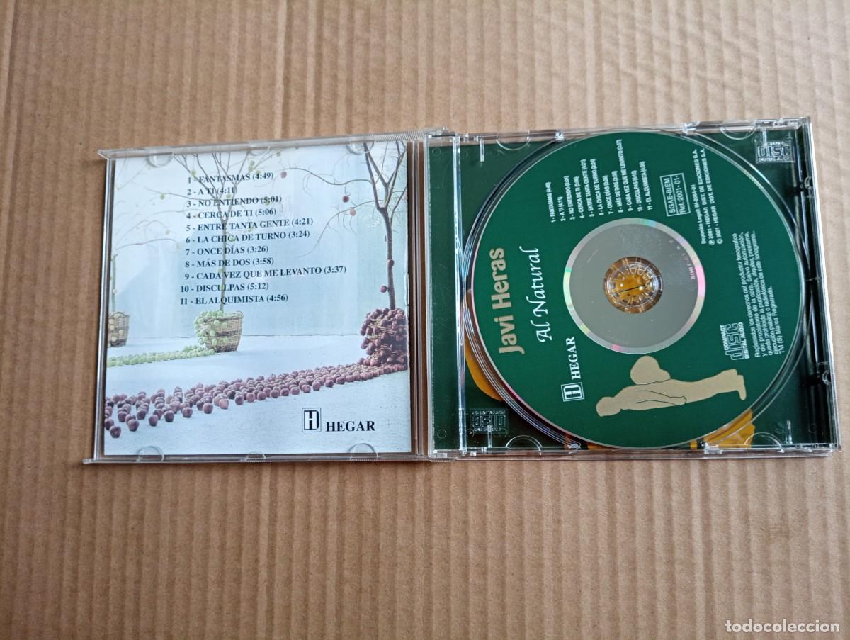 CDs de m&uacute;sica: JAVI HERAS - AL NATURAL CD 2001 - Foto 2