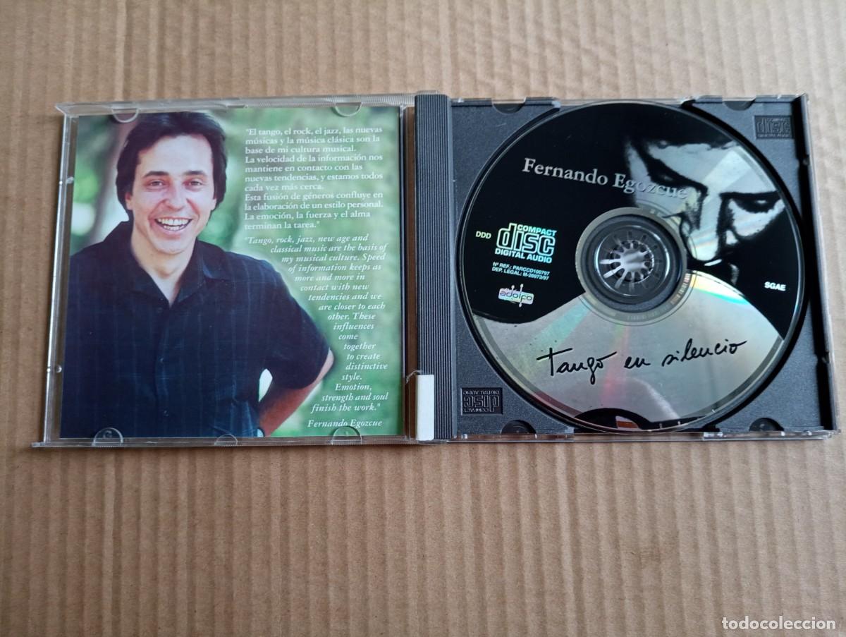 CDs de m&uacute;sica: FERNANDO EGOZCUE - TANGO EN SILENCIO CD 2003 NUEVO - Foto 2
