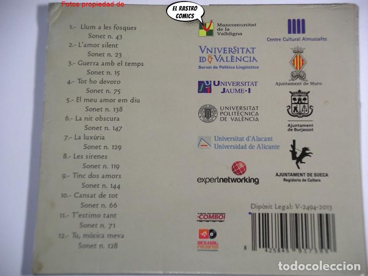 CDs de m&uacute;sica: Rafa Xamb&oacute;, testimo tant, sonets de Shakespeare, CD Comboi, 2013 - Foto 2