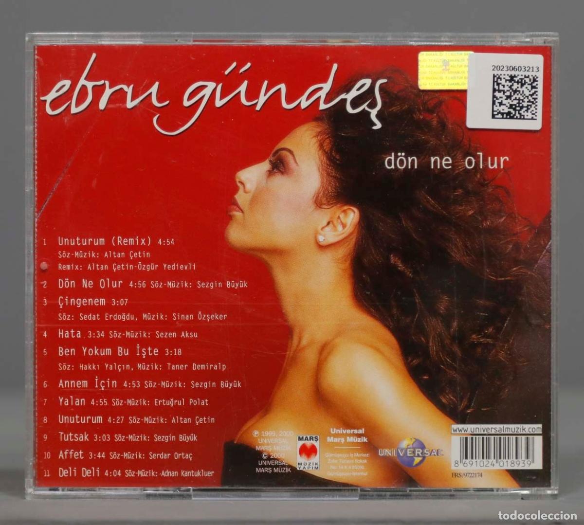 CDs de m&uacute;sica: CD. Ebru G&uuml;ndeş &ndash; D&ouml;n Ne Olur - Foto 2