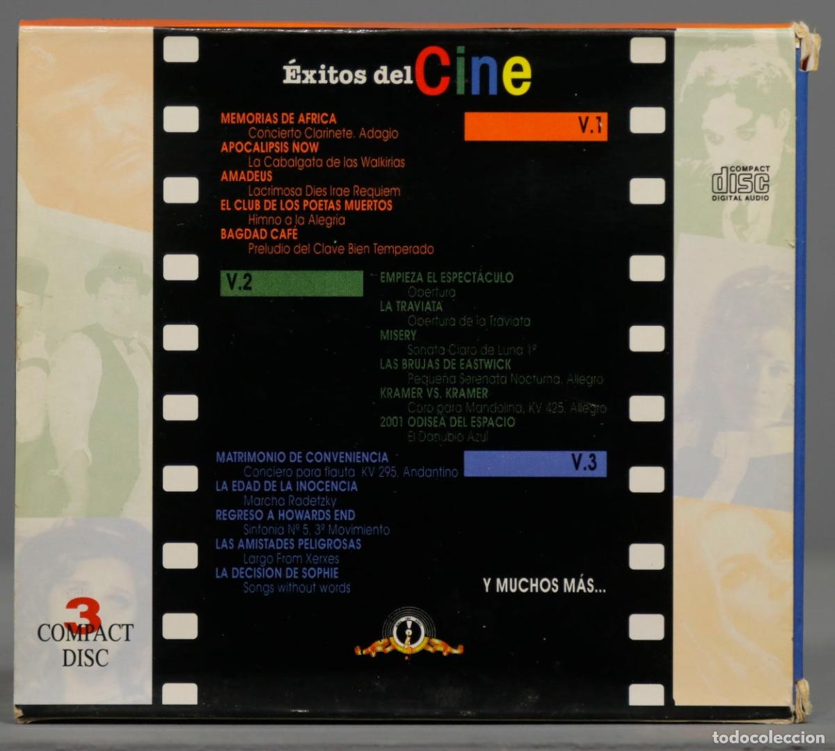 CDs de m&uacute;sica: 3 CD. EXITOS DEL CINE - Foto 2