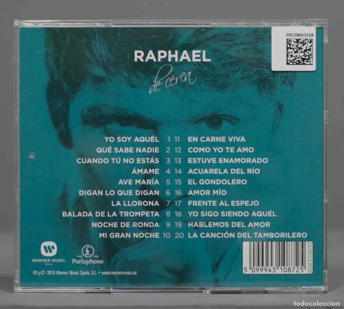 CDs de m&uacute;sica: CD. Raphael &ndash; De Cerca - Foto 2